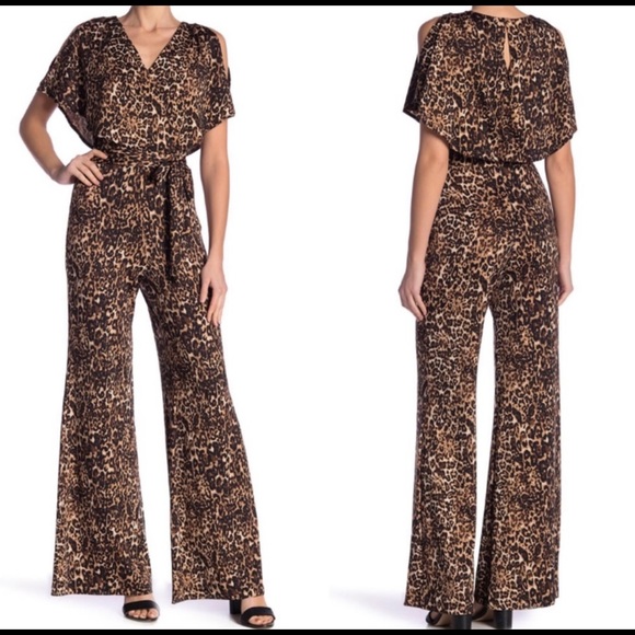 BEBE JUNMPSUIT ANIMAL PRINT 700889A - Picture 1 of 4